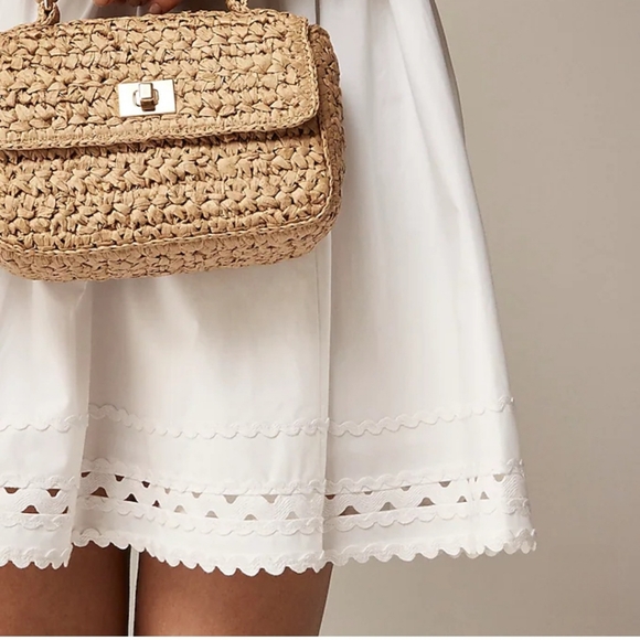 J. Crew Fit and Flare Dress with Rickrack Trim - Picture 12 of 12